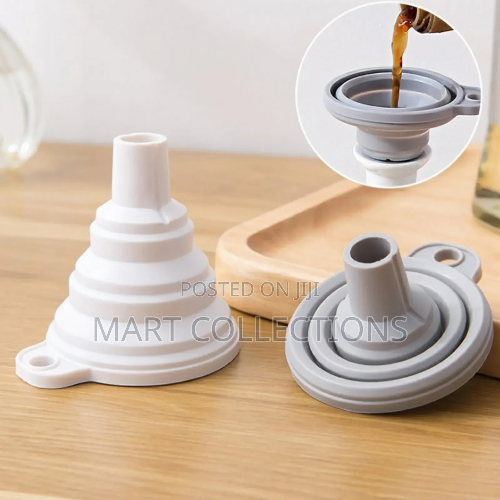 Silicone Foldable Collapsible Funnel