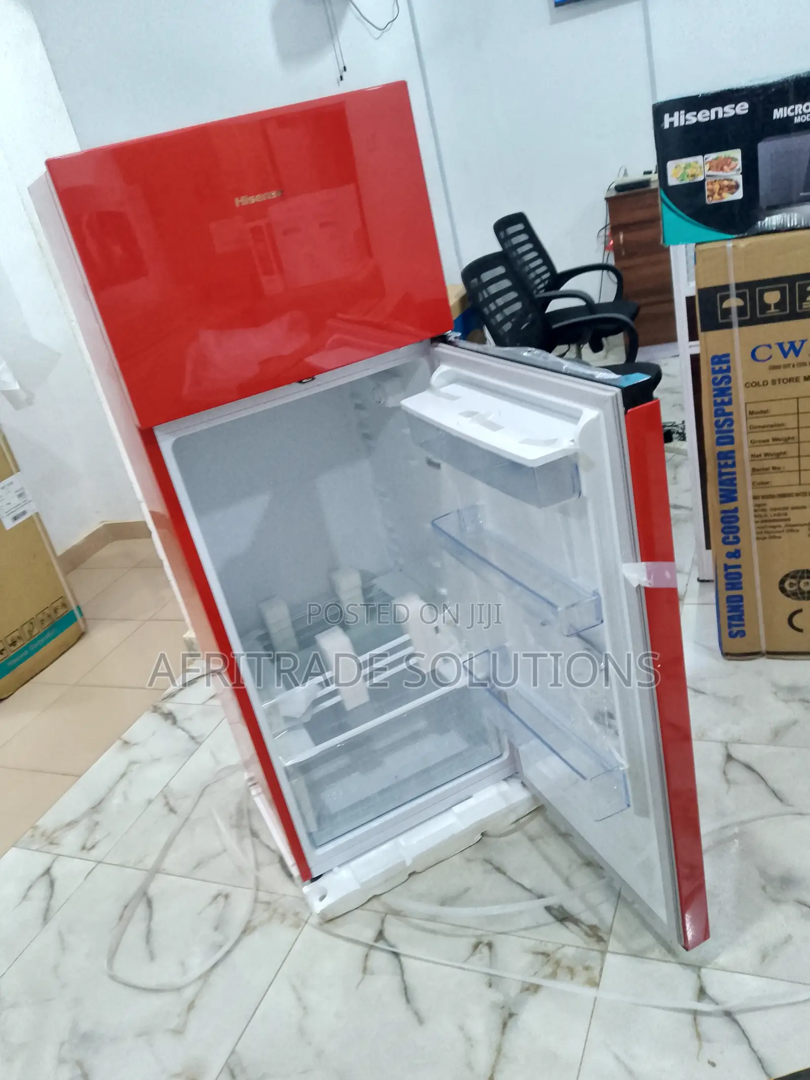 205 Litres HISENSE 205DRB Spacious Red Refrigerator