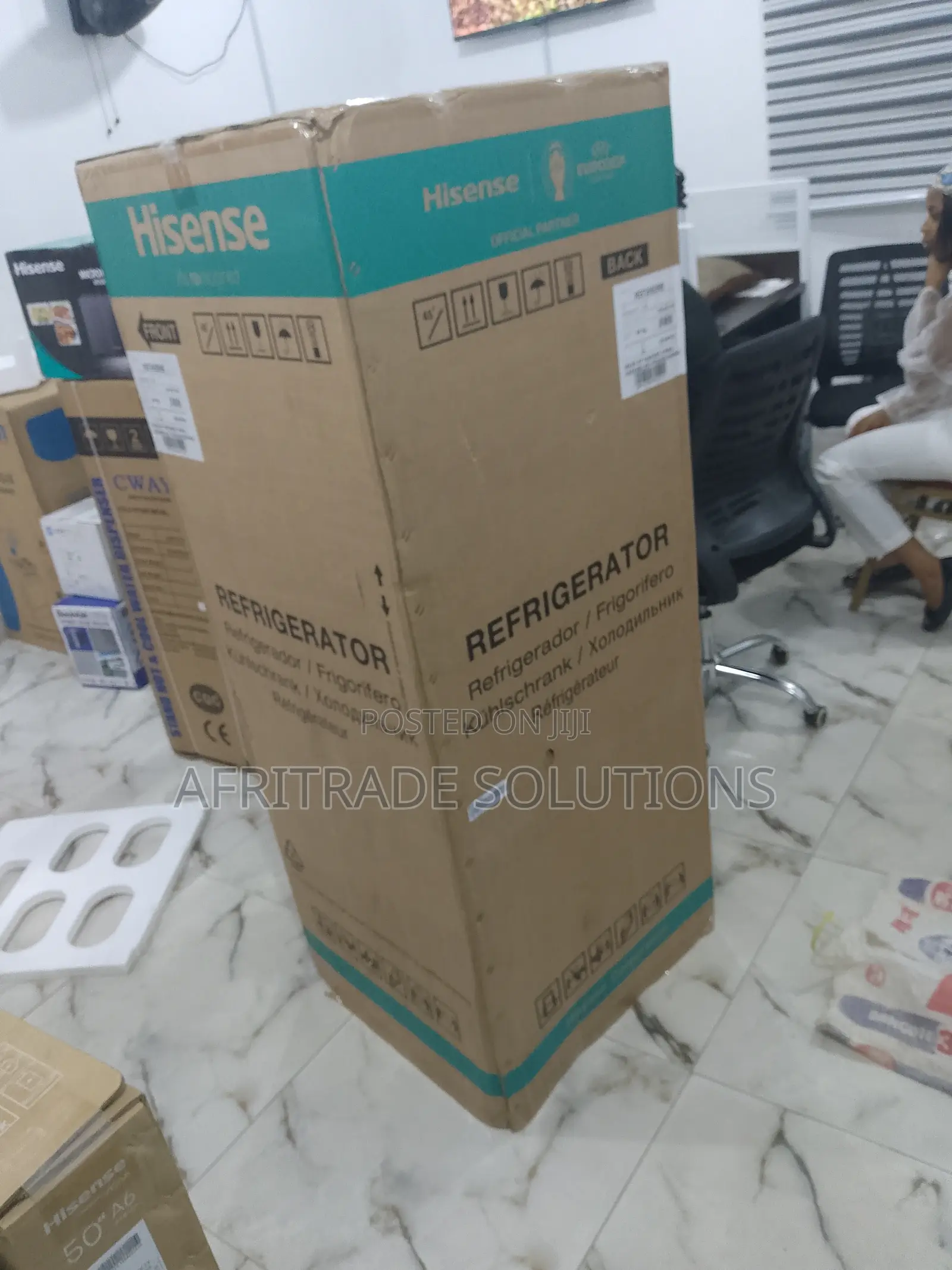 205 Litres HISENSE 205DRB Spacious Red Refrigerator