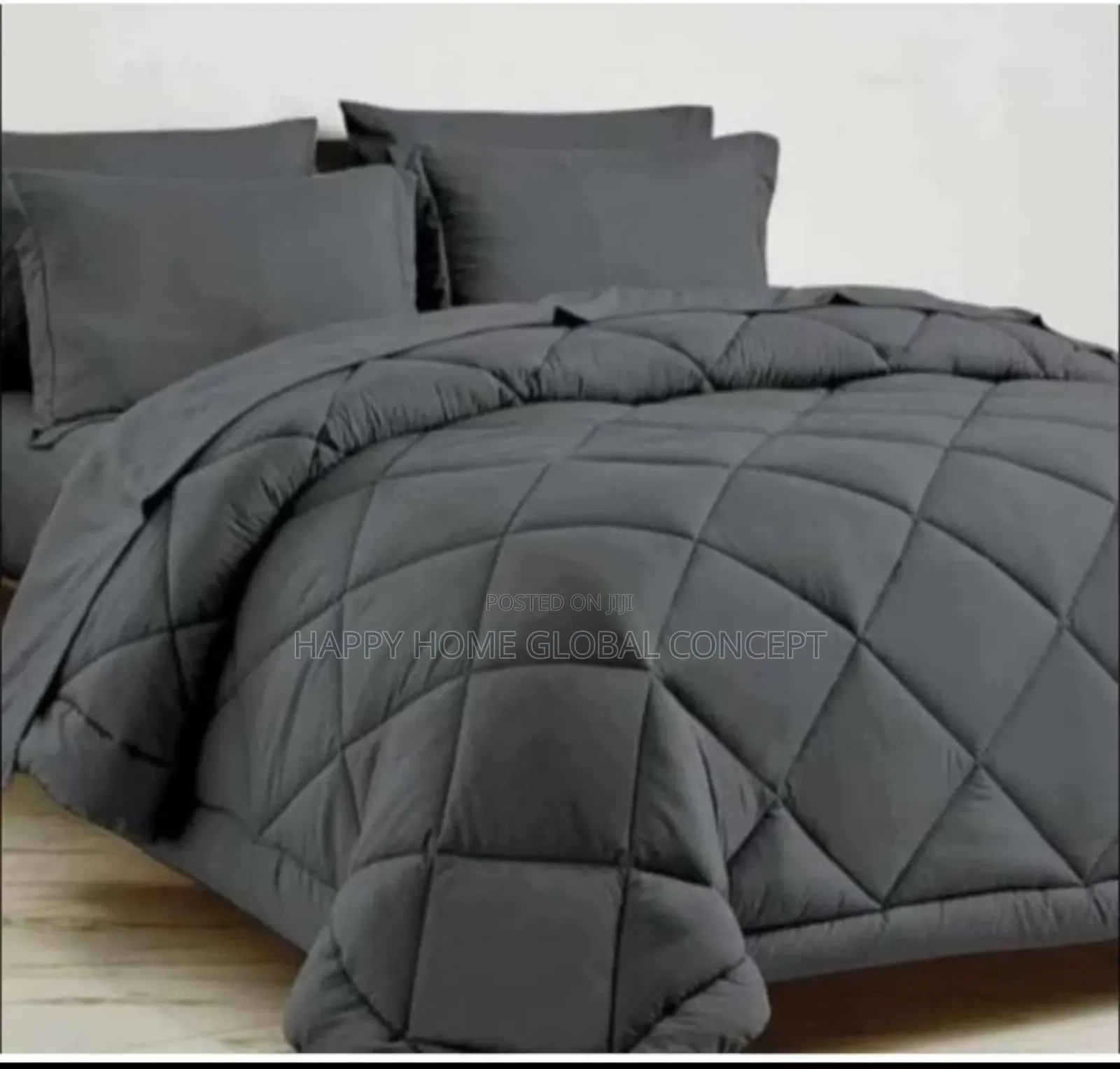 Plain Ash Duvet Set 4 by 6, 6 By7