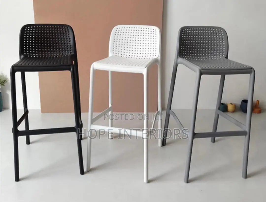 Short Back Frame Bar Stools