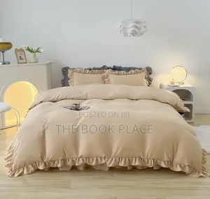 Cream Color Cotton Plain Bedsheets
