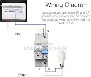 Wifi Circuit Breaker Tuya Smart Life 1p - 100a
