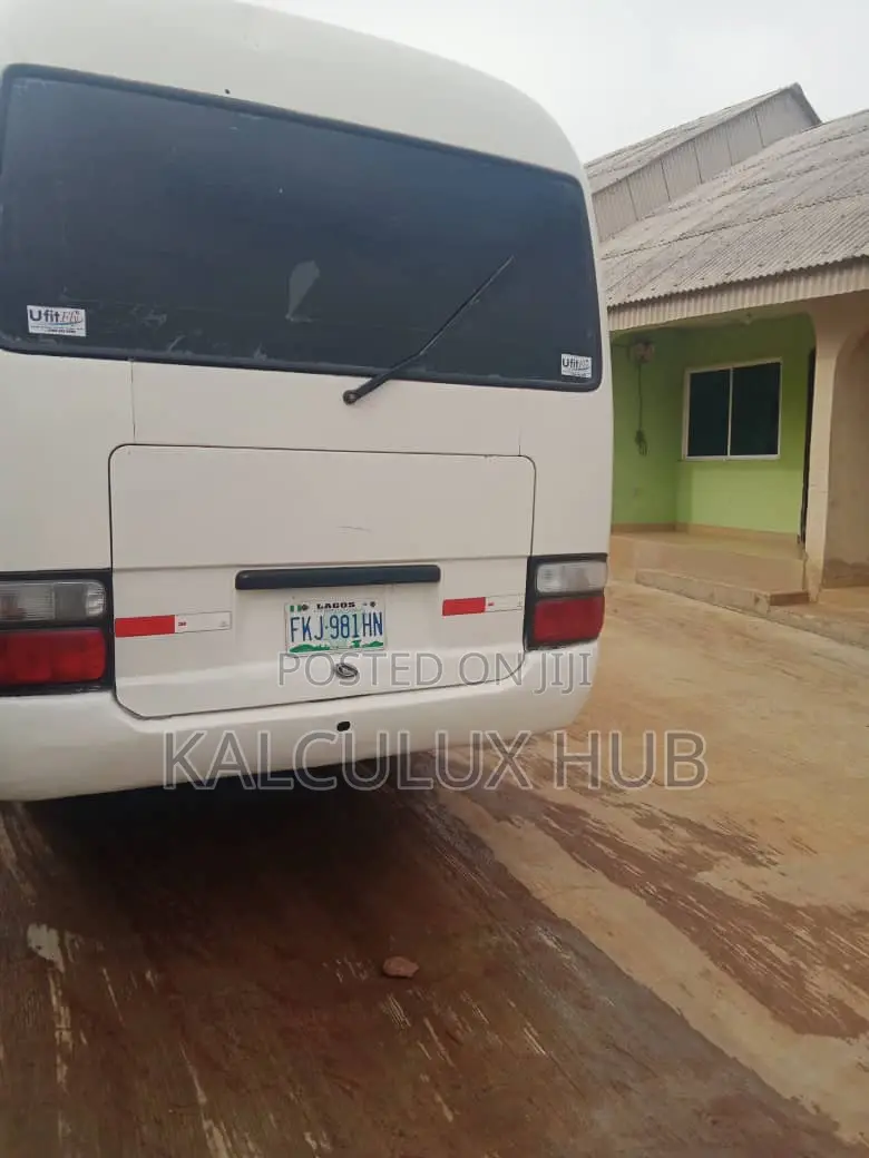Clean Coaster Bus for Rent.