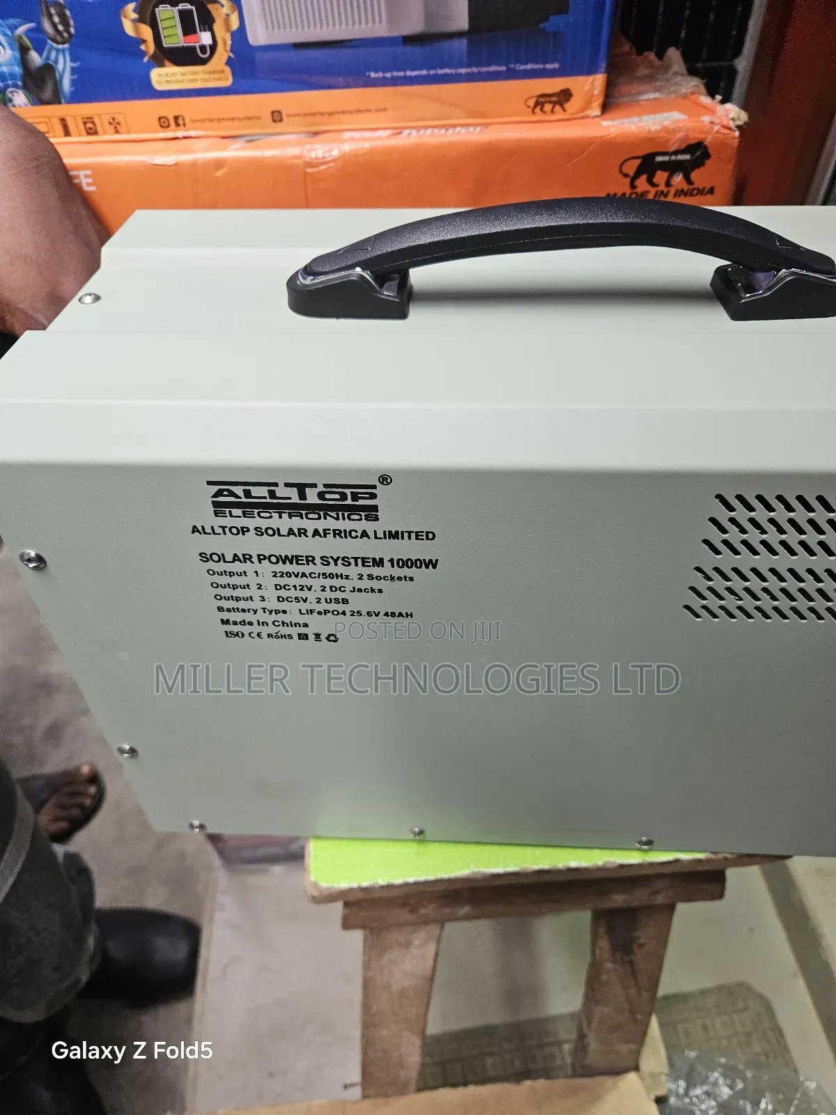 All Top Solar Generator 1000W WITH 2 BULBS