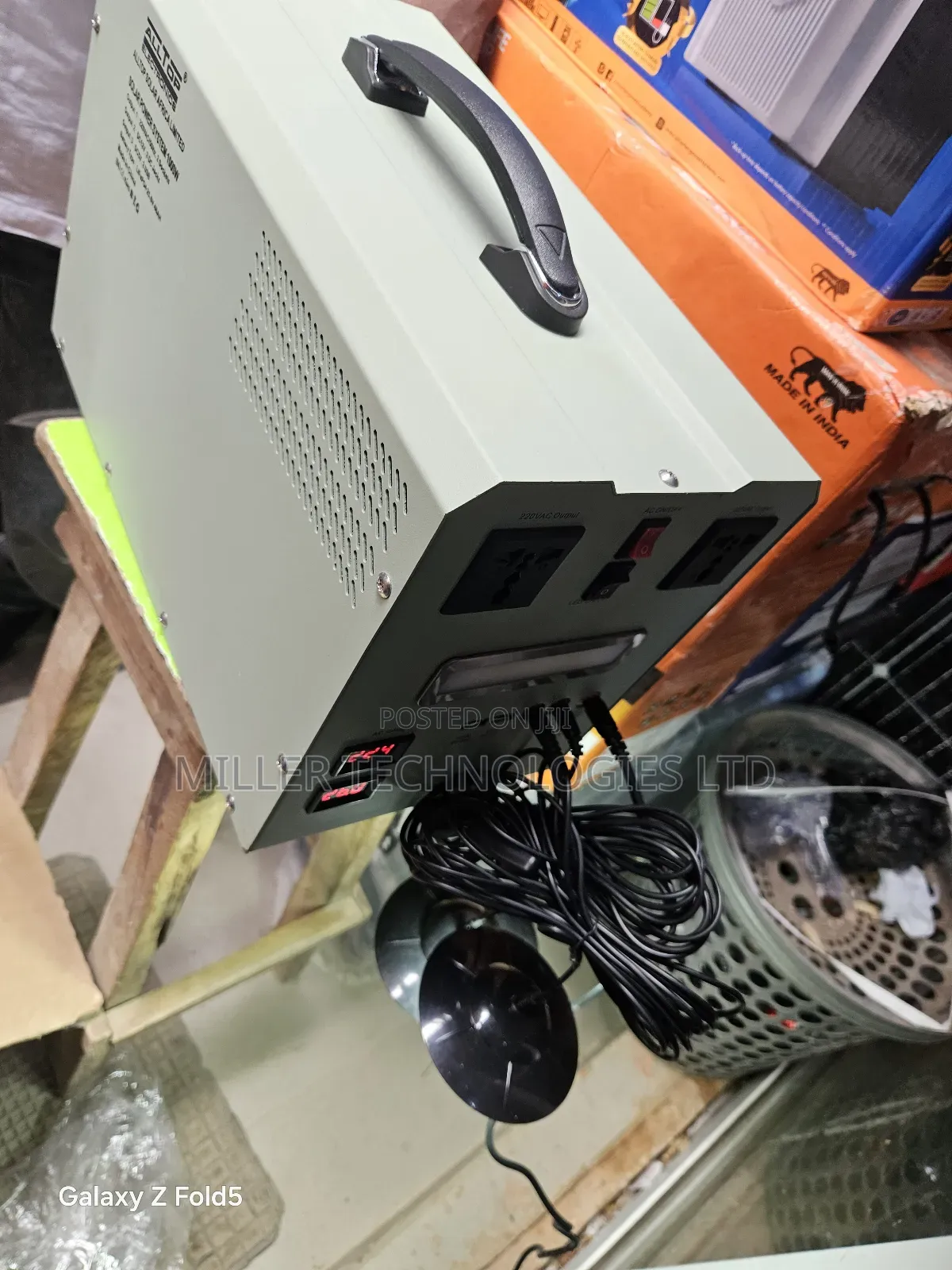 All Top Solar Generator 1000W WITH 2 BULBS