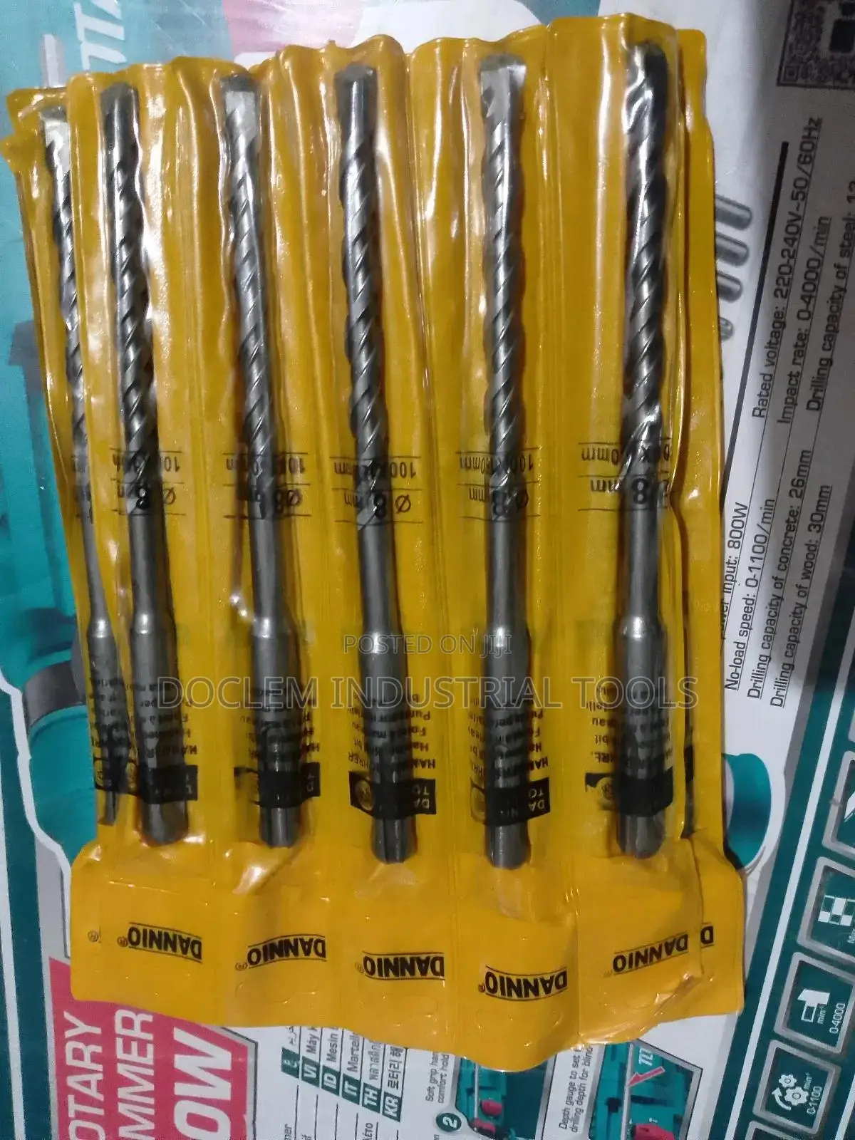 Hitting Head 8mm Concrete Drill Bits