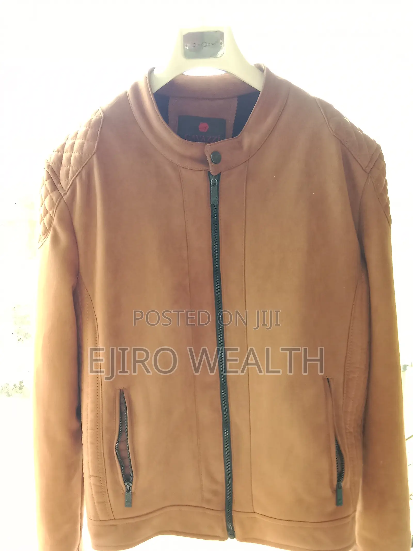 Turkish Crafted Brown Suede Men's(Fitted) Jacket