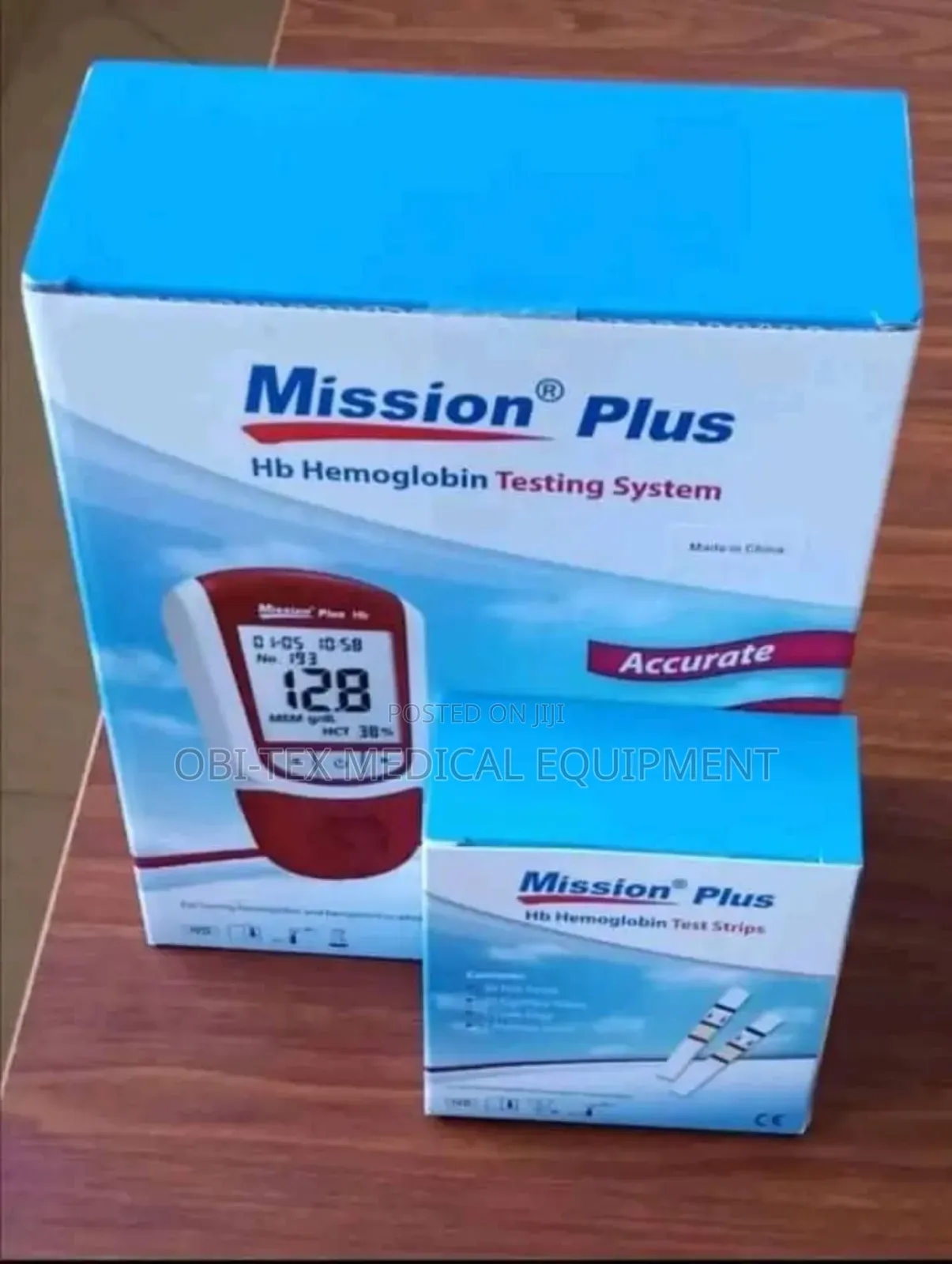 Mission Plus Hb Hemoglobin Testing System With Test Strips