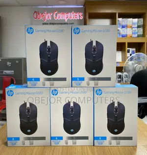 Photo - HP G580 Gaming Mouse Soft Click With Steel Back