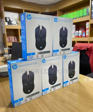 HP G580 Gaming Mouse Soft Click With Steel Back