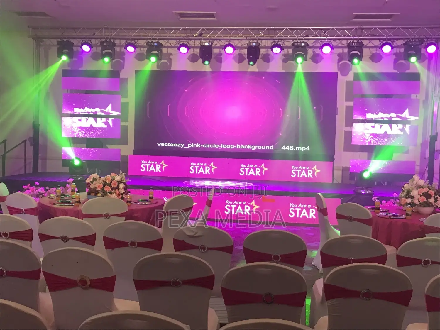 Event Sound, Light, Stage, Screen, Special Effect