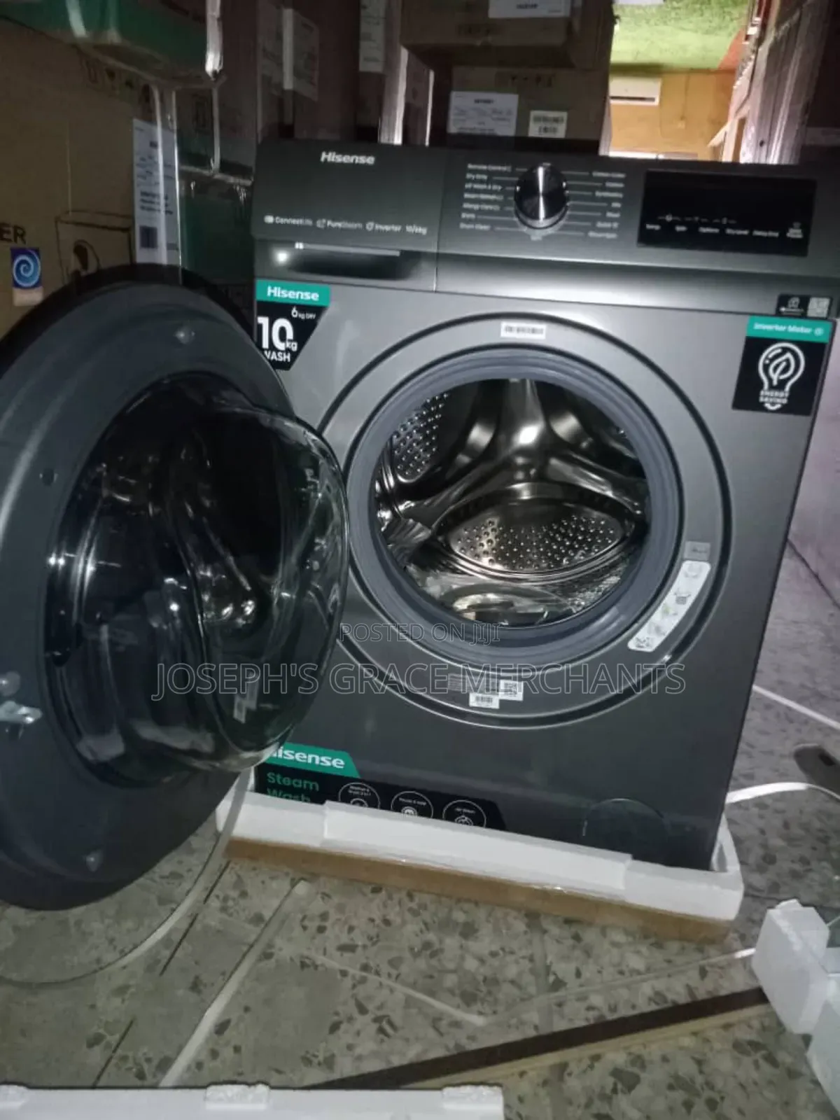 10kg Hisense Front Loader Washing Machine 6kg Dryer.