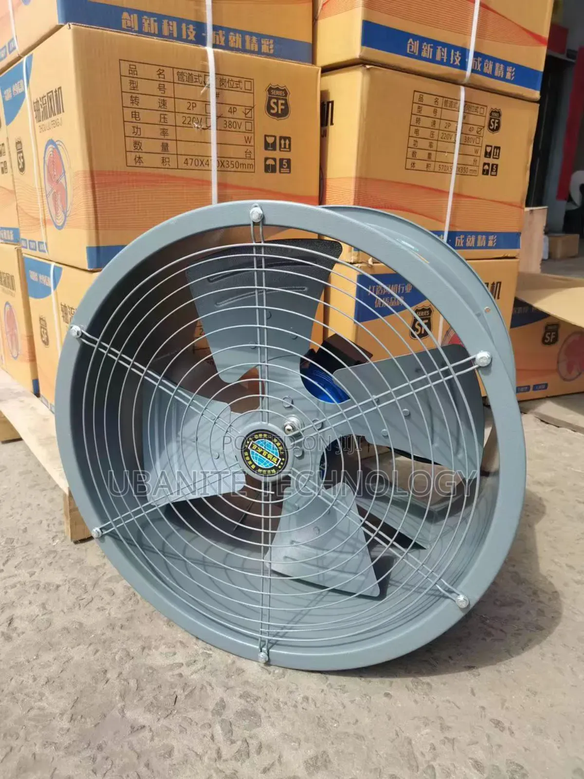 24" Round Fan 220V Normal Speed