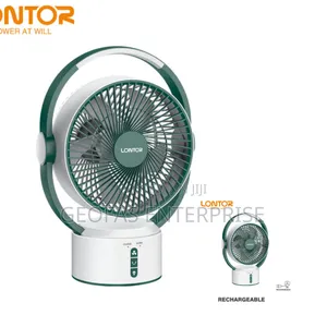 Lontor Quality Rechargeable Table Fan