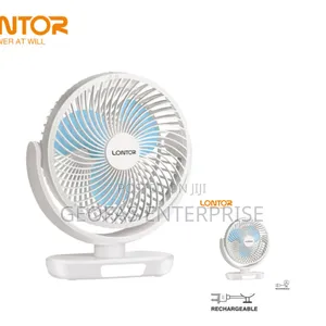 Lontor High Quality Power Rechargeable Table Fan MF027-6