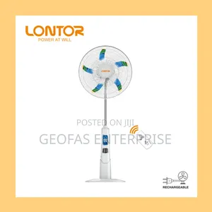 Lontor High Fast Speed Rechargeable Standing Fan CF034R-18-C