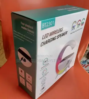 RGB Led Wireless Charging Speaker With Bluetooth