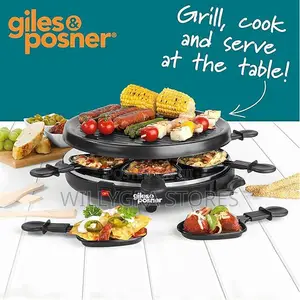Giles Posner Electric Round Nonstick Raclette Grill
