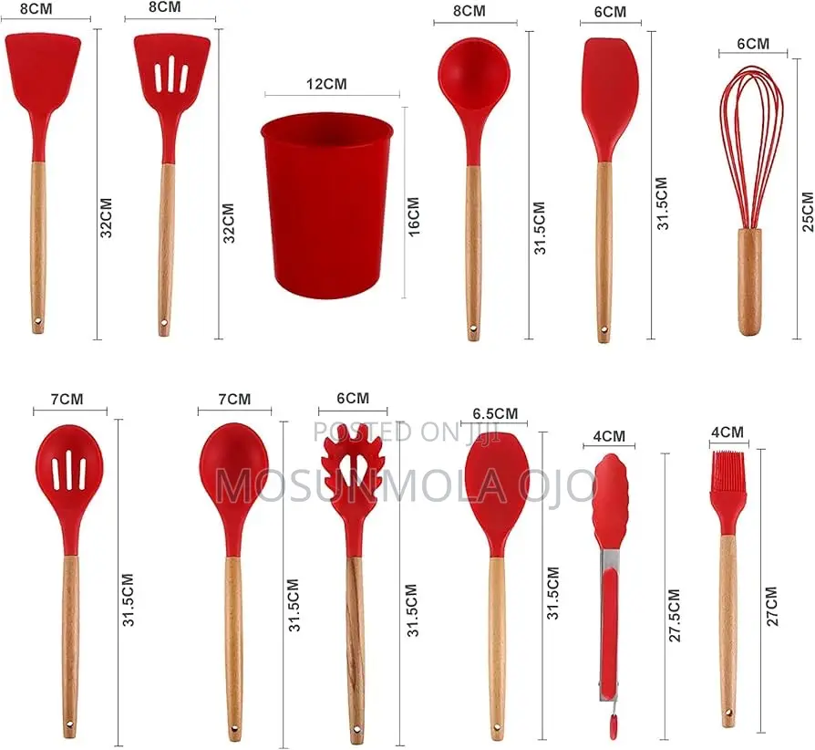 Silicone Kitchen Utensils Cooking Sets