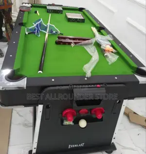 7feet 4in1 Snooker,Air Hockey, Tennis Board Nd Dining Table