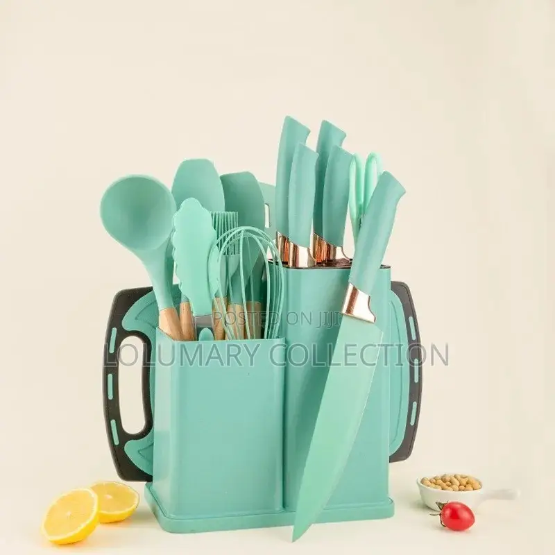 19pcs Silicone Cooking Spoon Set Non Stick Cooking Spoon Set