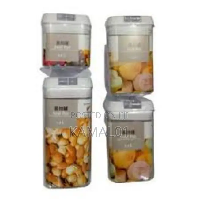 Easy Lock Large Kitchen Storage Container Set 4pcs
