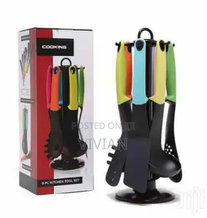 6pcs Silicone Cooking Spoon