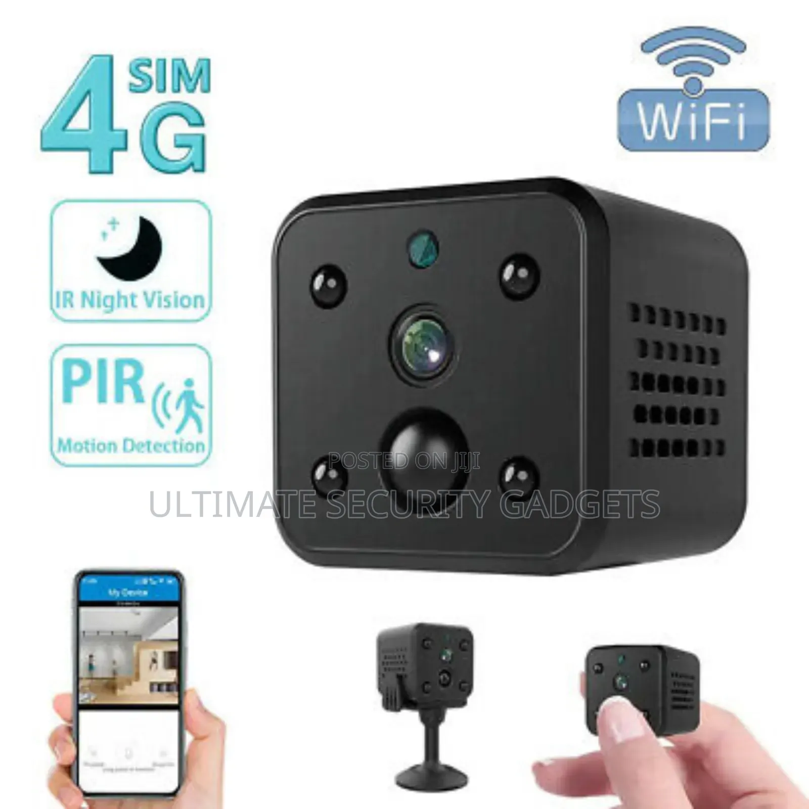 4g Sim Solar Powered Mini Spy Camera