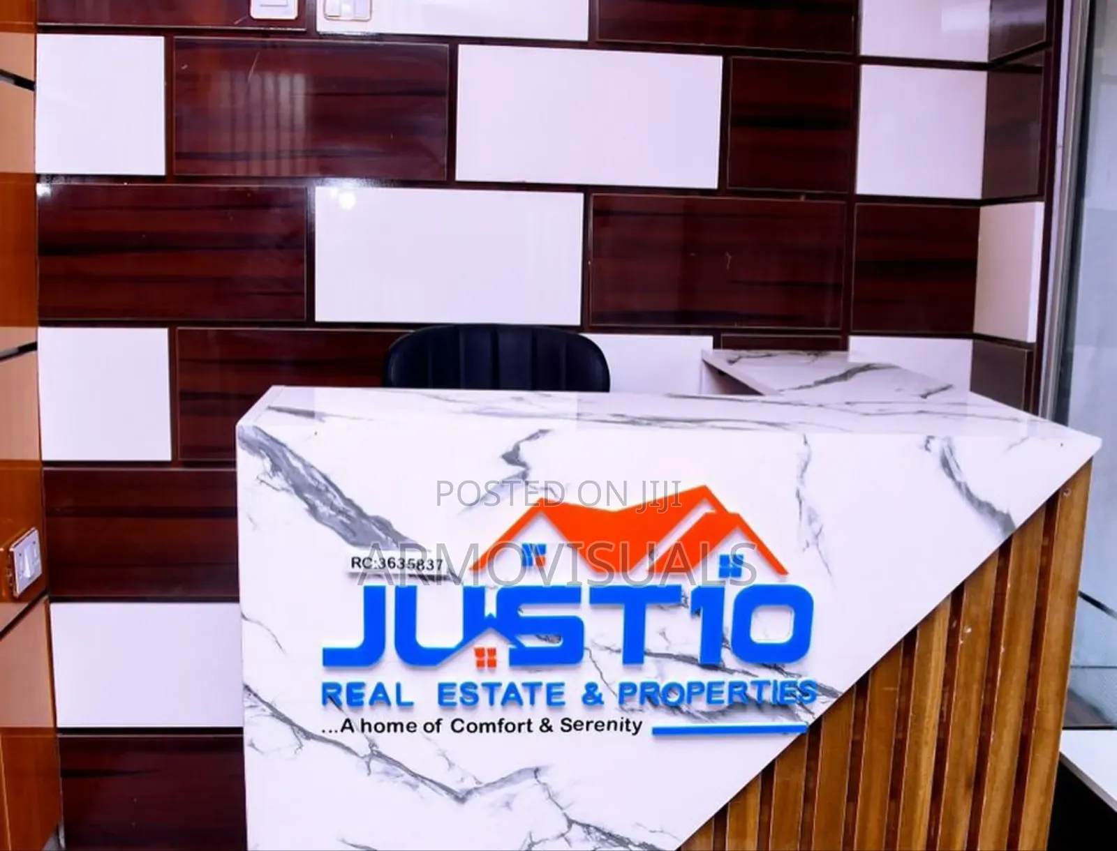 3D Signage Cladding With LED Lightening