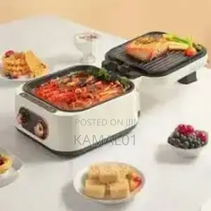 Hot Steamboat Smokeless Pan 3 In 1 Indoor Non-stick ...