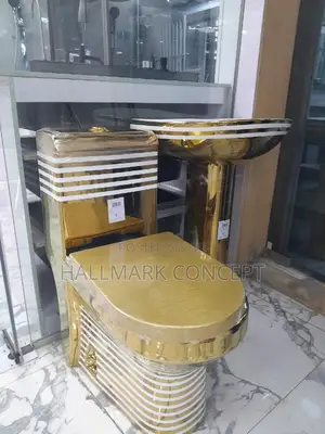 Luxury Gold Strip Water Closets