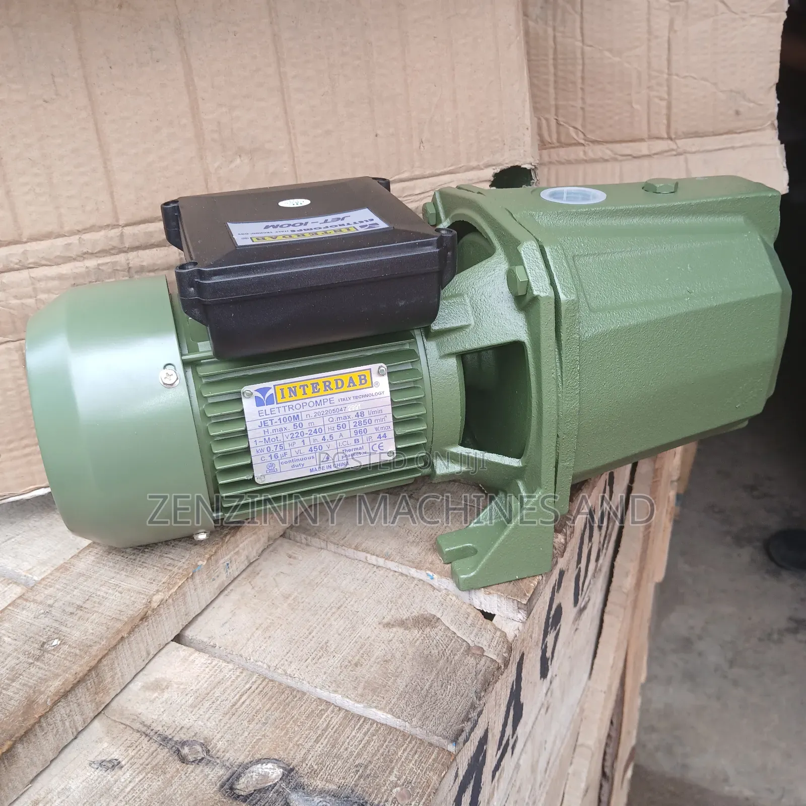 1hp Interdab Pumping Machine