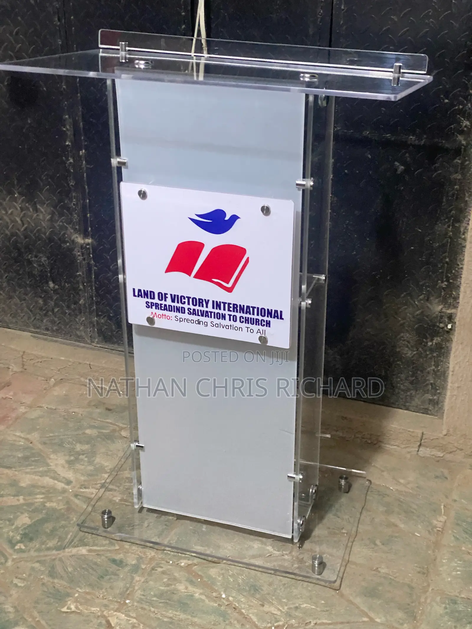 Unbreakable Acrylic Pulpit