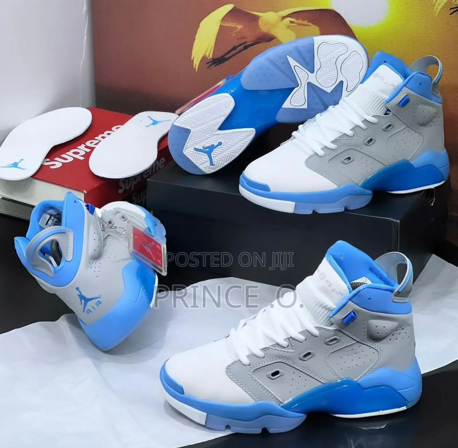 Nik Air Jordan Blue  Sneakers