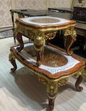 Egyptian Royal Center Table With Stool S