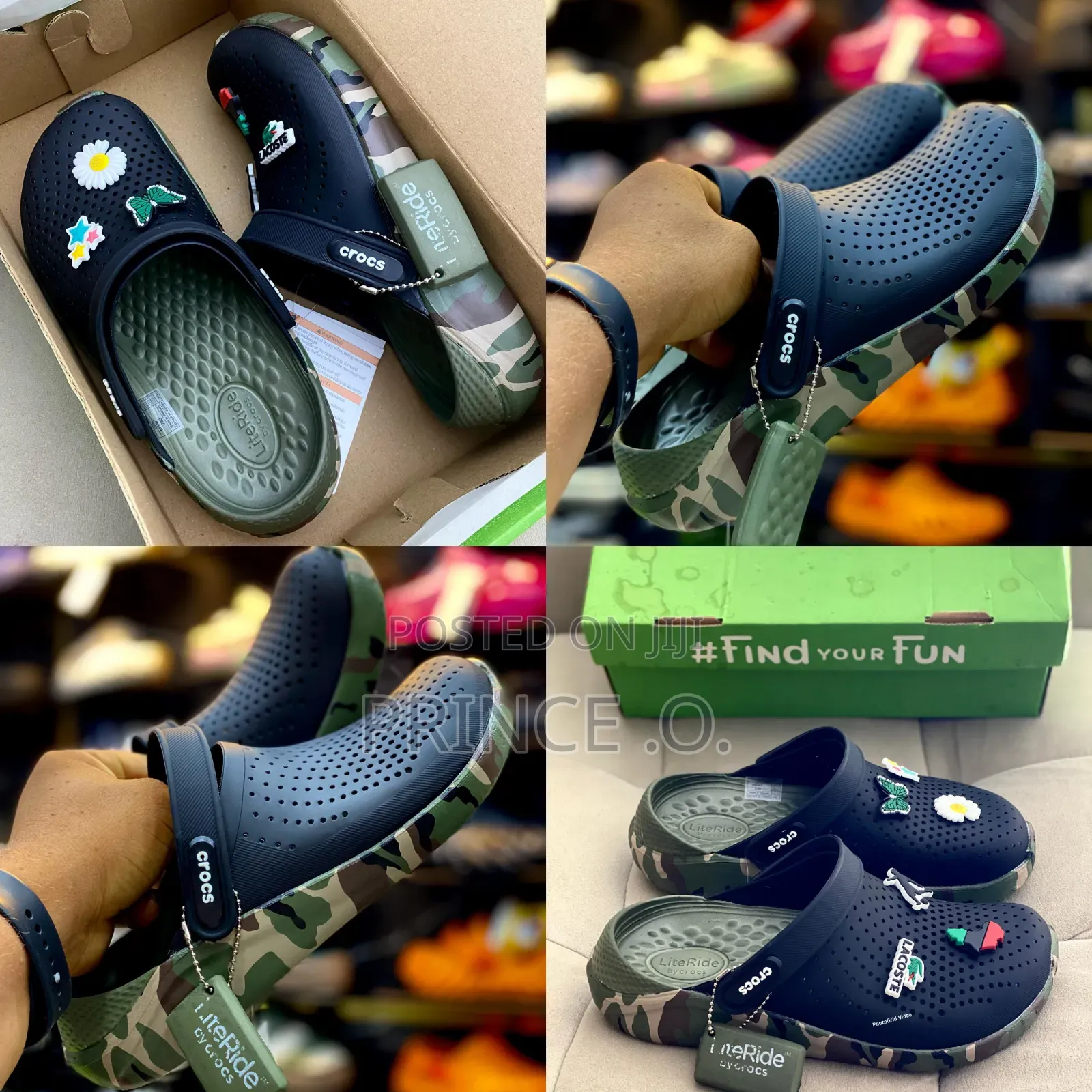 CROCS*_lite Ride CAMOUFLAGE PAINT