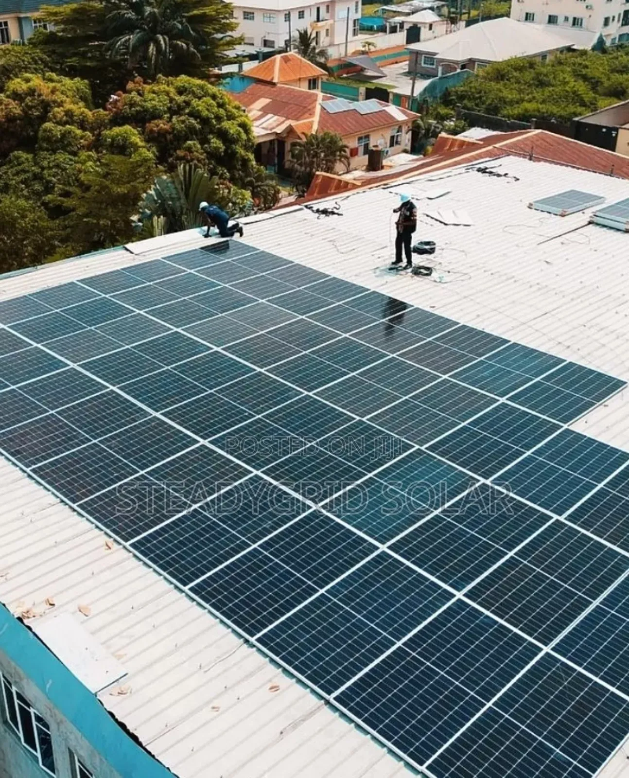 Extraordinarily Installed 30kva Solar Powered Inverter Setup