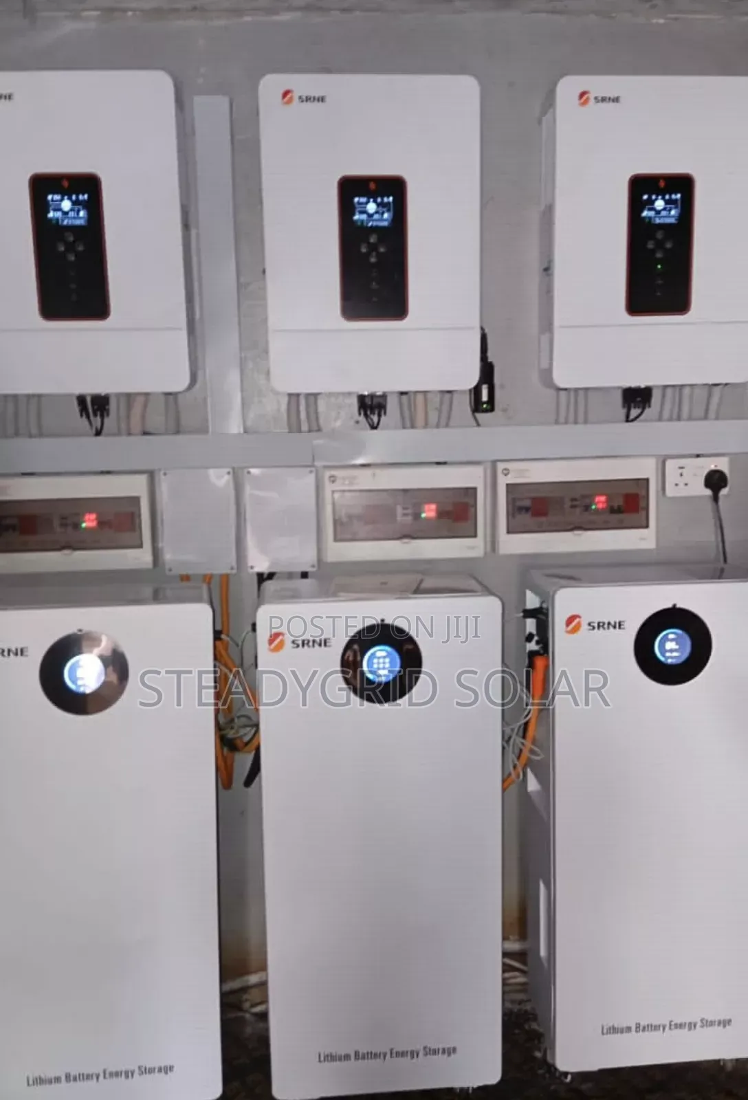 Extraordinarily Installed 30kva Solar Powered Inverter Setup