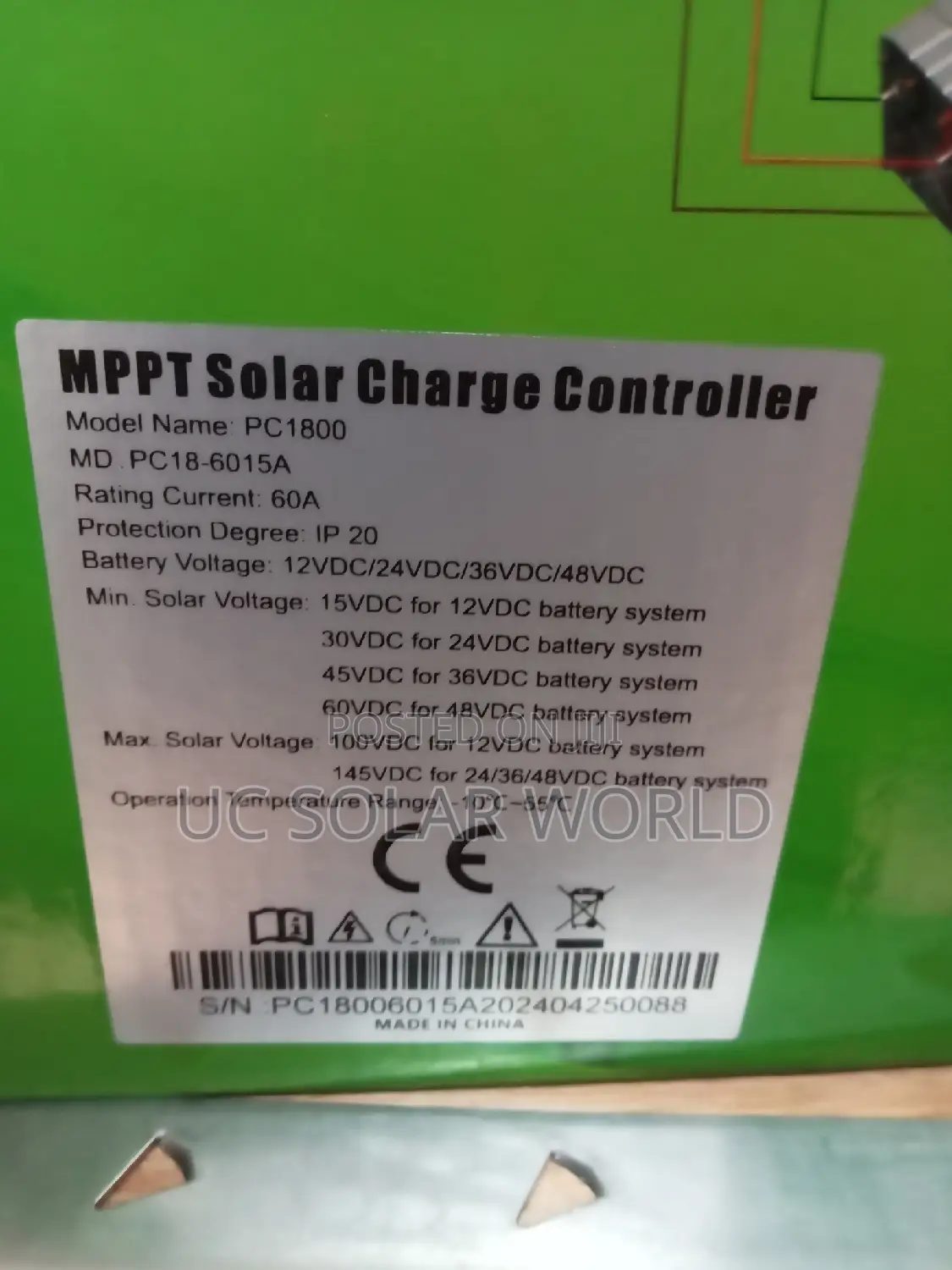 Must MPPT 60A Charge Controller