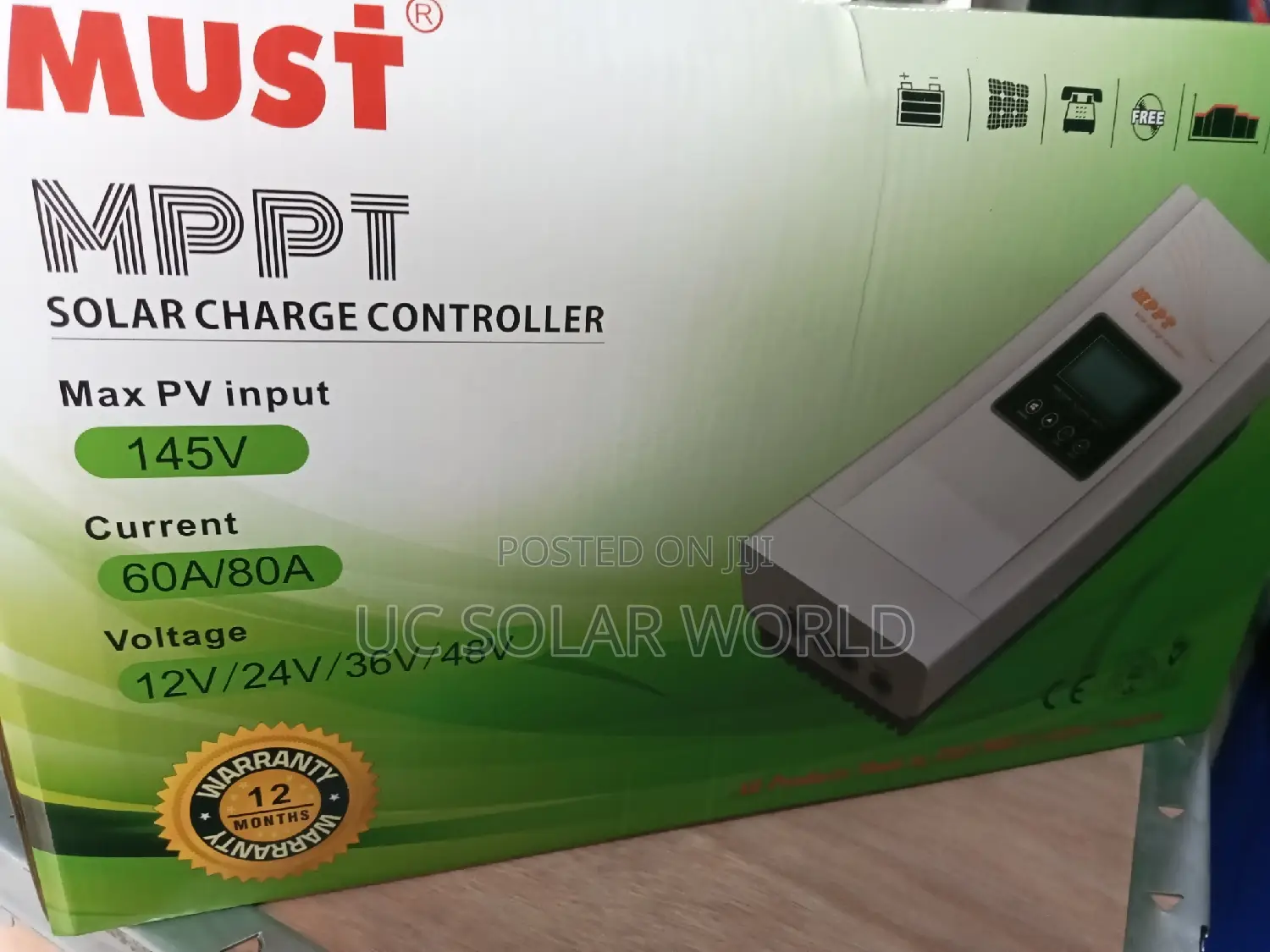 Must MPPT 60A Charge Controller