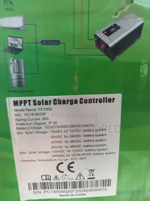 Must 80A Charge Controller