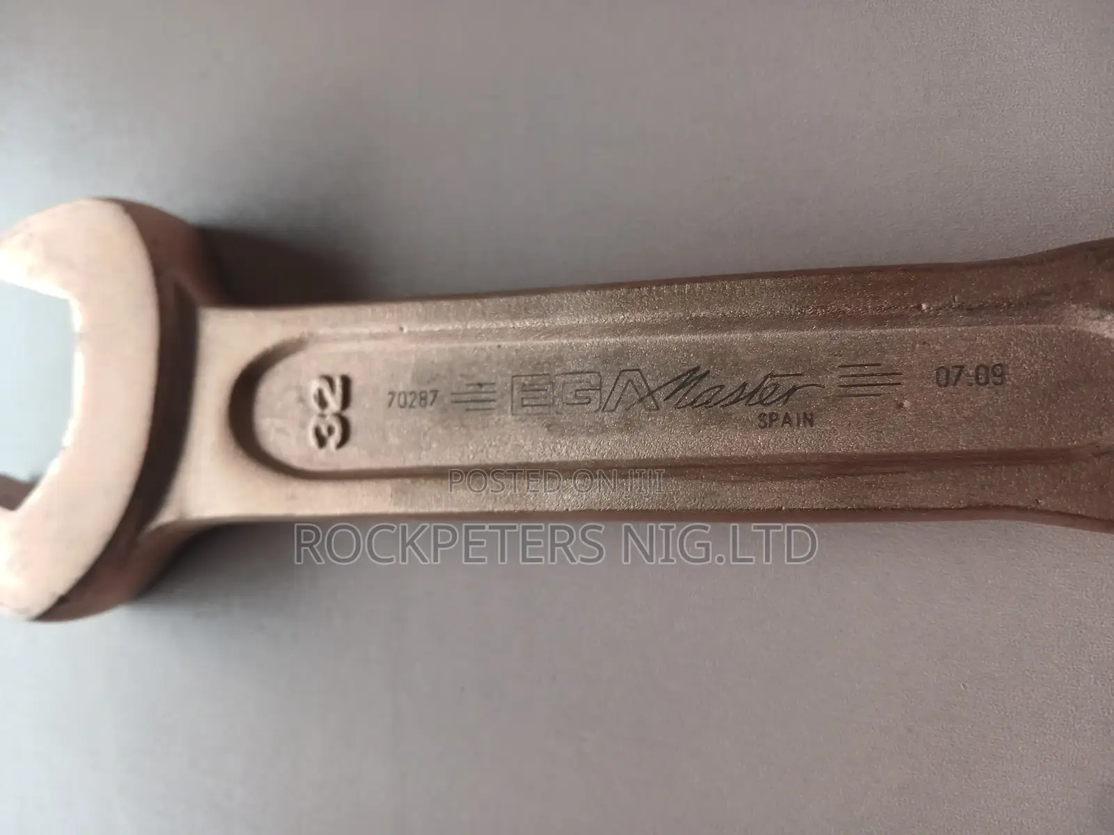 Egamaster 70287 Slogging Open Wrench 32mm Non Sparking Cu-Be
