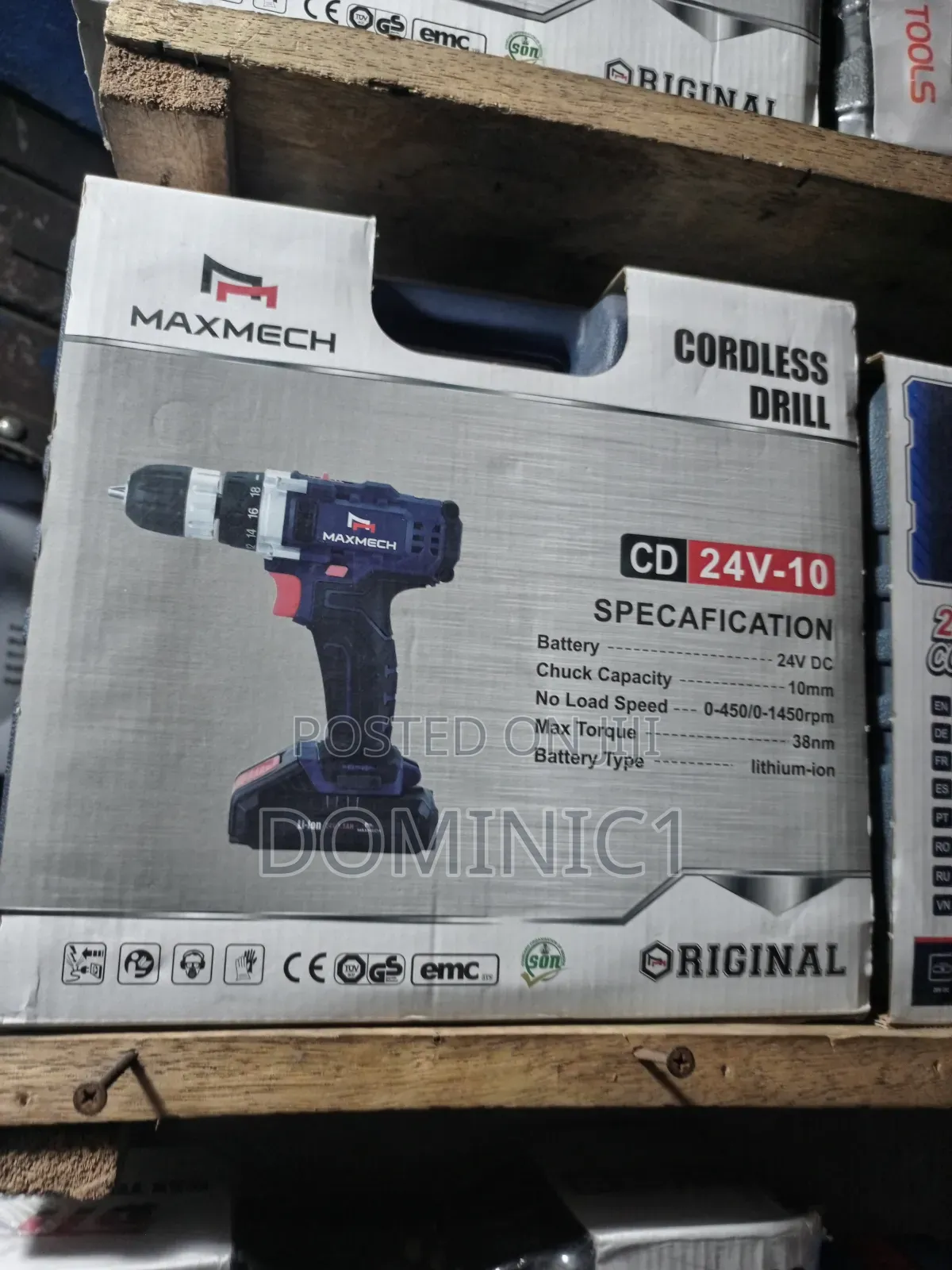 Maxmech Drilling Machine 24v