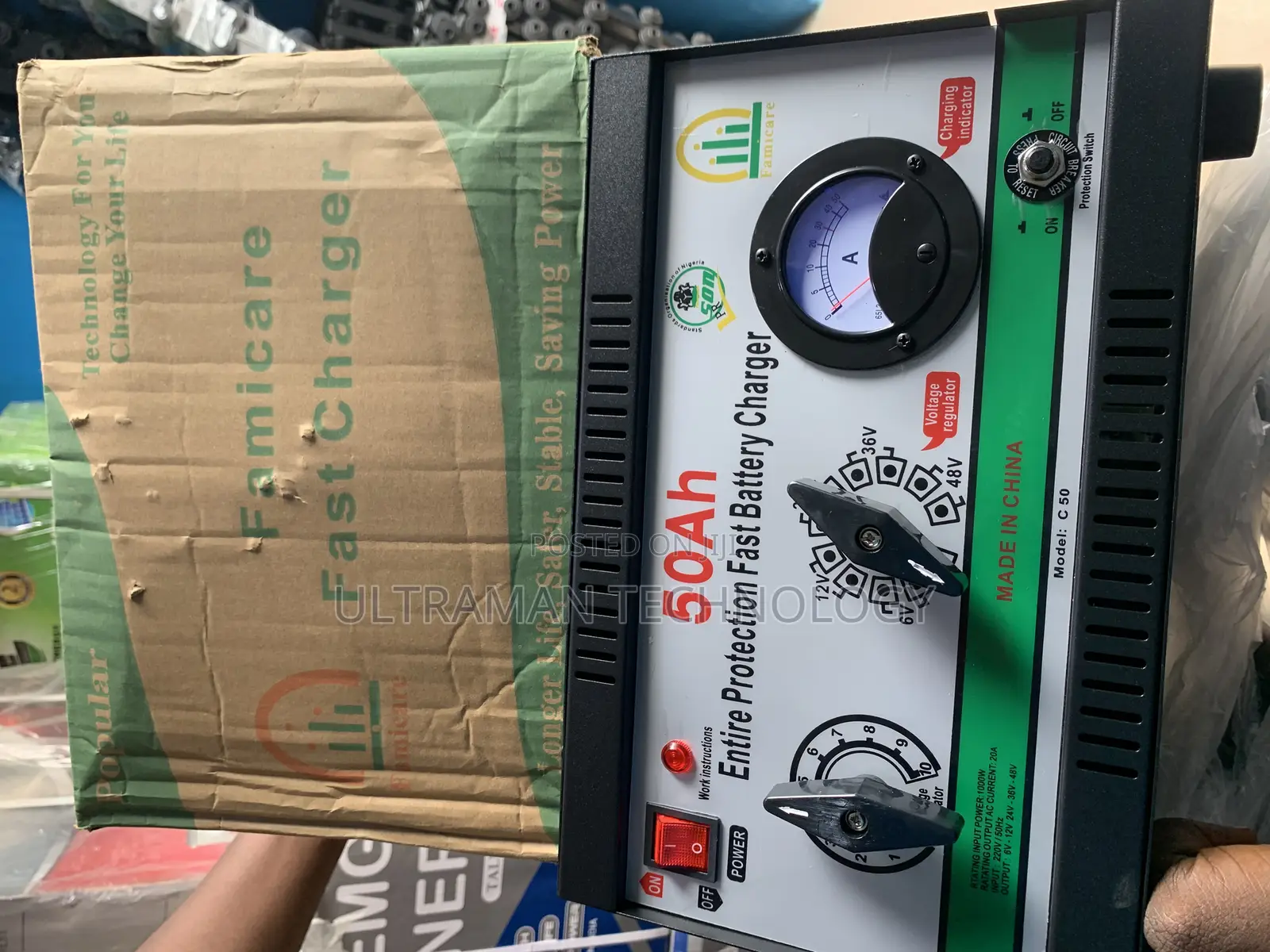 50ahs Battery Charger 12v/ 24v/ 48v