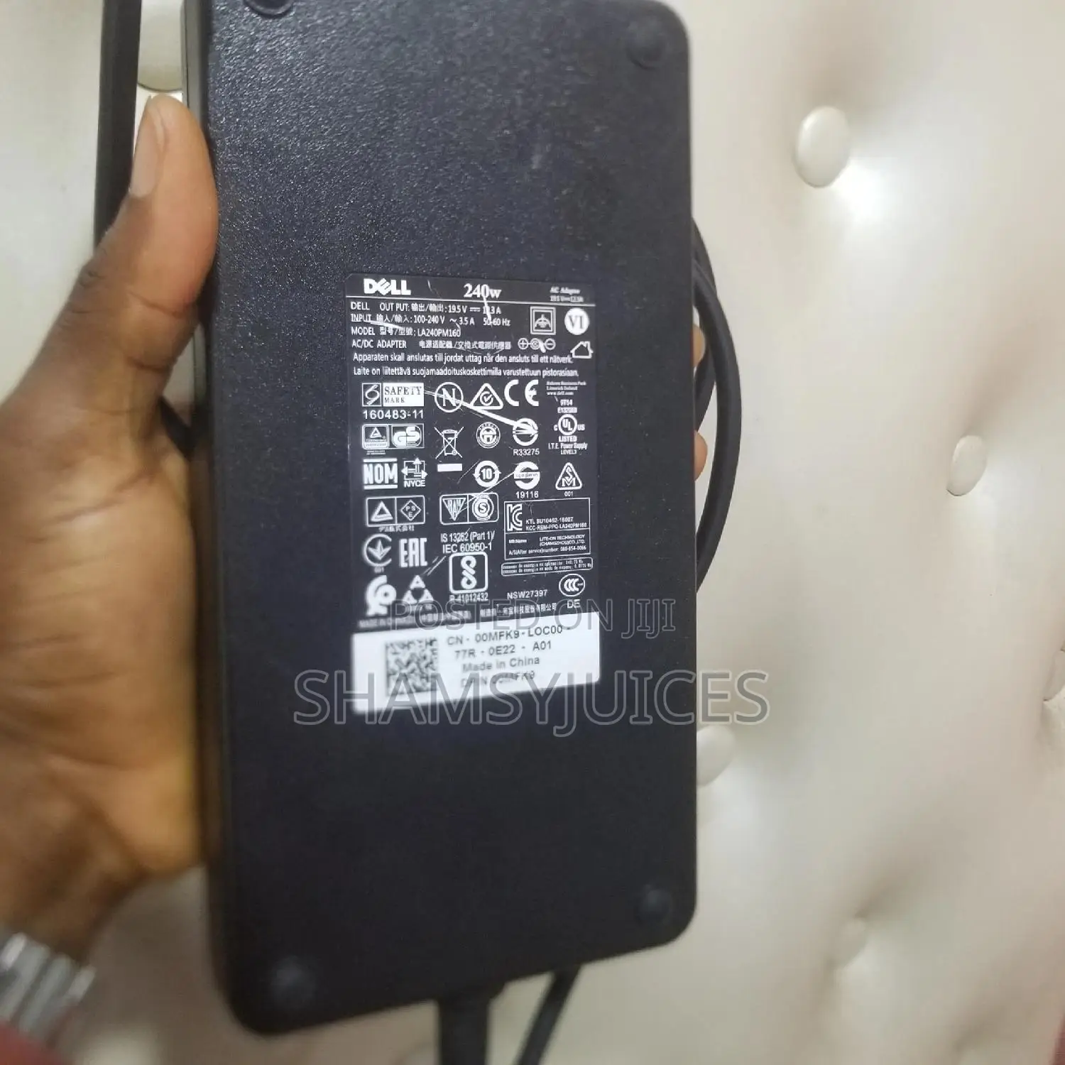 Follow Come Dell Charger 240w