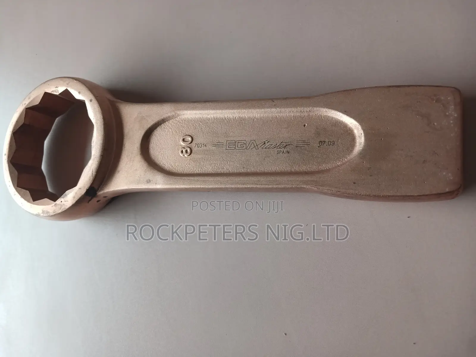 Egamaster 70314 Slogging Ring Wrench 80mm Non Sparking Cu-B