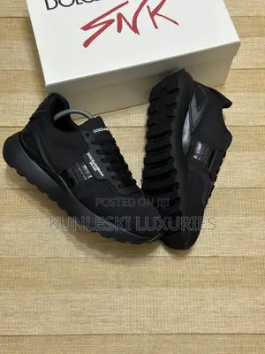 Original Dolce Gabbana Milano Black Sneakers