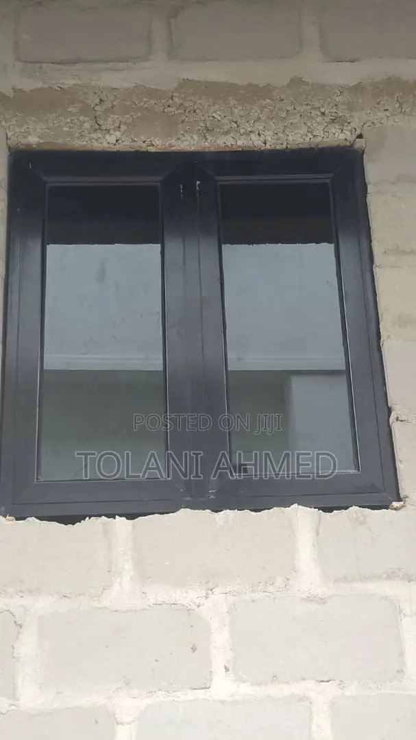Black Casement Window With Burglary