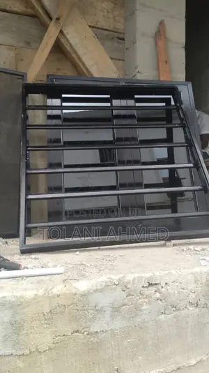 Black Casement Window With Burglary
